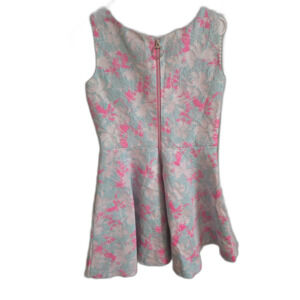 Zoë LTD Girls Dress 16 Like New | Pink Blue Brocade | Party, Easter, Wedding